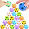 5 Stück Mini Fidget Spinner Fußball Spielzeug für Kinder, Fußball Party Mitgebsel Goodie Bag Füller, Drehbarer Fußball Finger Stressball