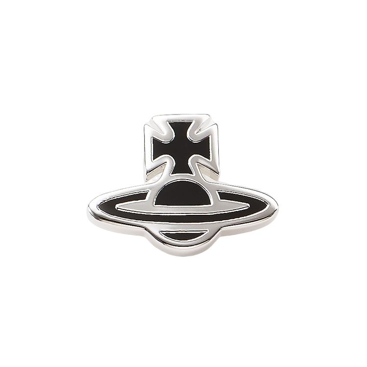 Vivienne Westwood Romina Single Saturn Brass Earrings Men Earrings 62010149-02P166 Box+Shopping Bag