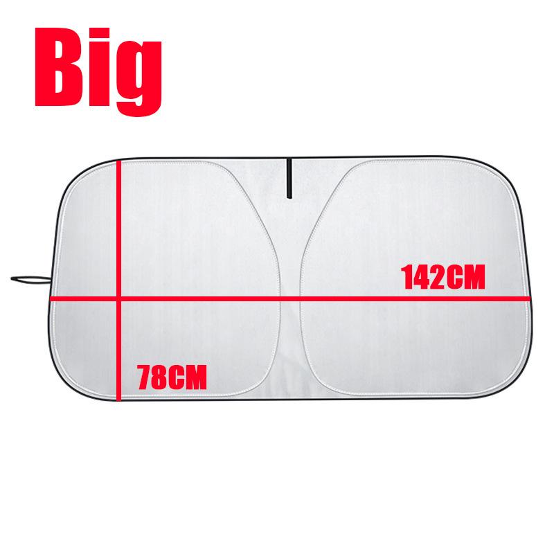 Car Front Window Windshield Sun Shade Cover Summer Sunscreen UV Protector Parasol Sunshade Auto Interior Accessories BIG 1PC