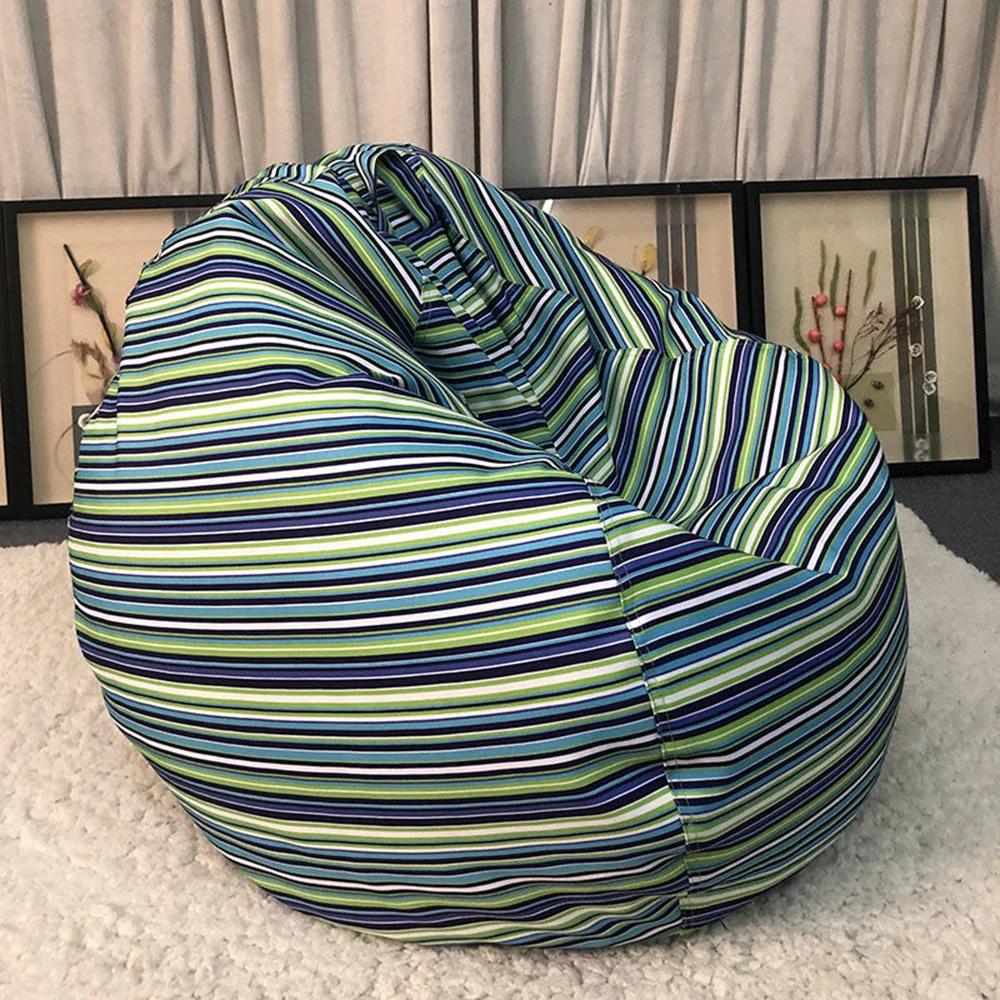 Outdoor Color Printed Inner Coat Does Not Contain Particles Waterproof Simple Leisure Bean Bag Lazy Sofa Chair Expression City