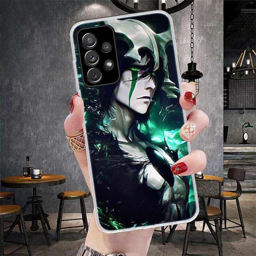 Bleach Ulquiorra Cifer 4 Soft Phone Case For Samsung Galaxy A12 A22 A32 A52 A72 A02S A51 A50S A71 A70 A31 A20S Note 20 Ultra S10