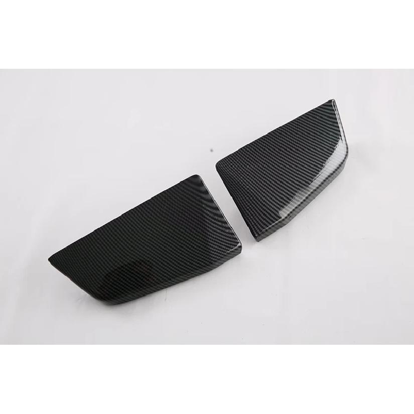 For Toyota VIOS  2024 Carbon Fiber Style Rear Reflector Fog Light Lamp Cover Trim Bezel Frame Styling Garnish Carbon fiber style