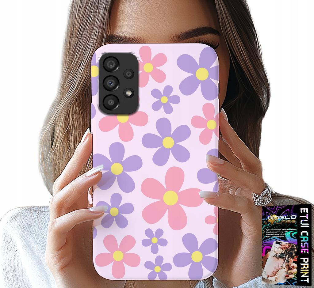 Samsung A52 / A52S Tok - Színes Marhahúsok, Marhahús, Virágok