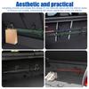 4Pcs Car Umbrella Hook PLA Universal Car Trunk Umbrella Holder No Drilling Auto Interior Storage Organizer Hook Mounting Bracket