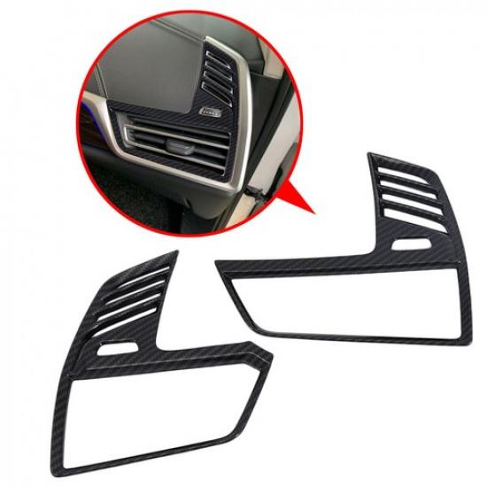 For BMW X5 G05 - Front Dashboard Air Vent Outlet Cover Trim Carbon Fiber