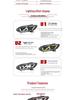 LED Daytime Running Lights & Flowing Turn Signals for 20-22 Honda Breeze Headlight Assembly
