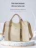 New Canvas Women's Tote: Simple, Trendy, Large-Capacity Crossbody Handbag