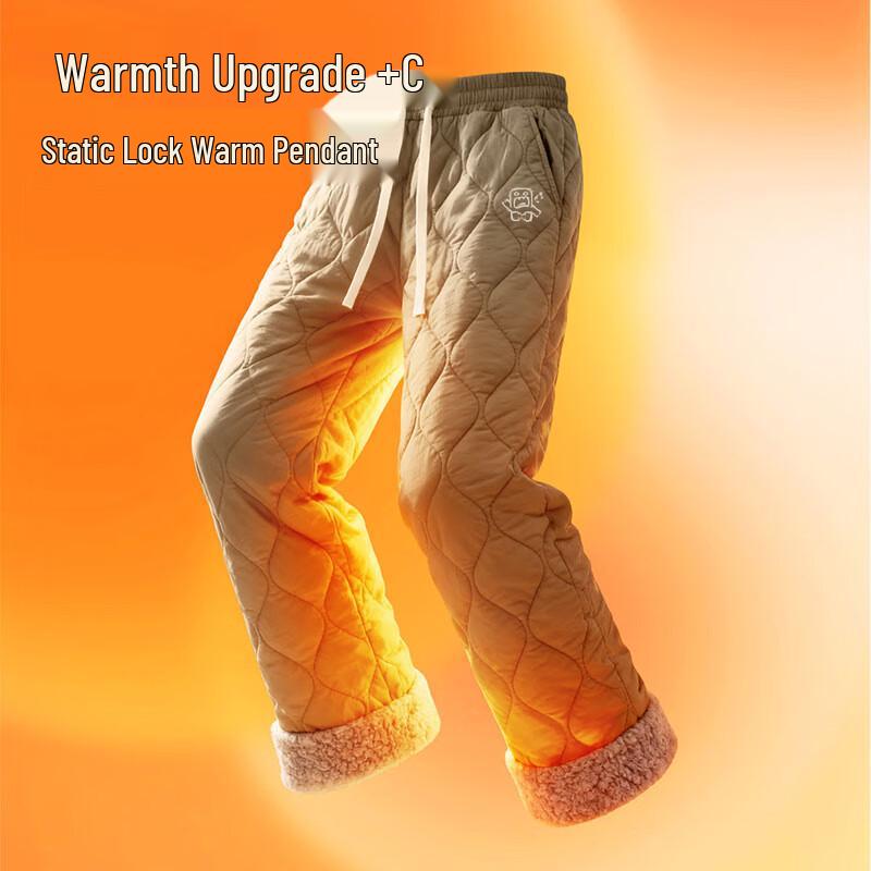 Baleno S&K Men's Fleece-Lined Straight-Leg Warm Trousers