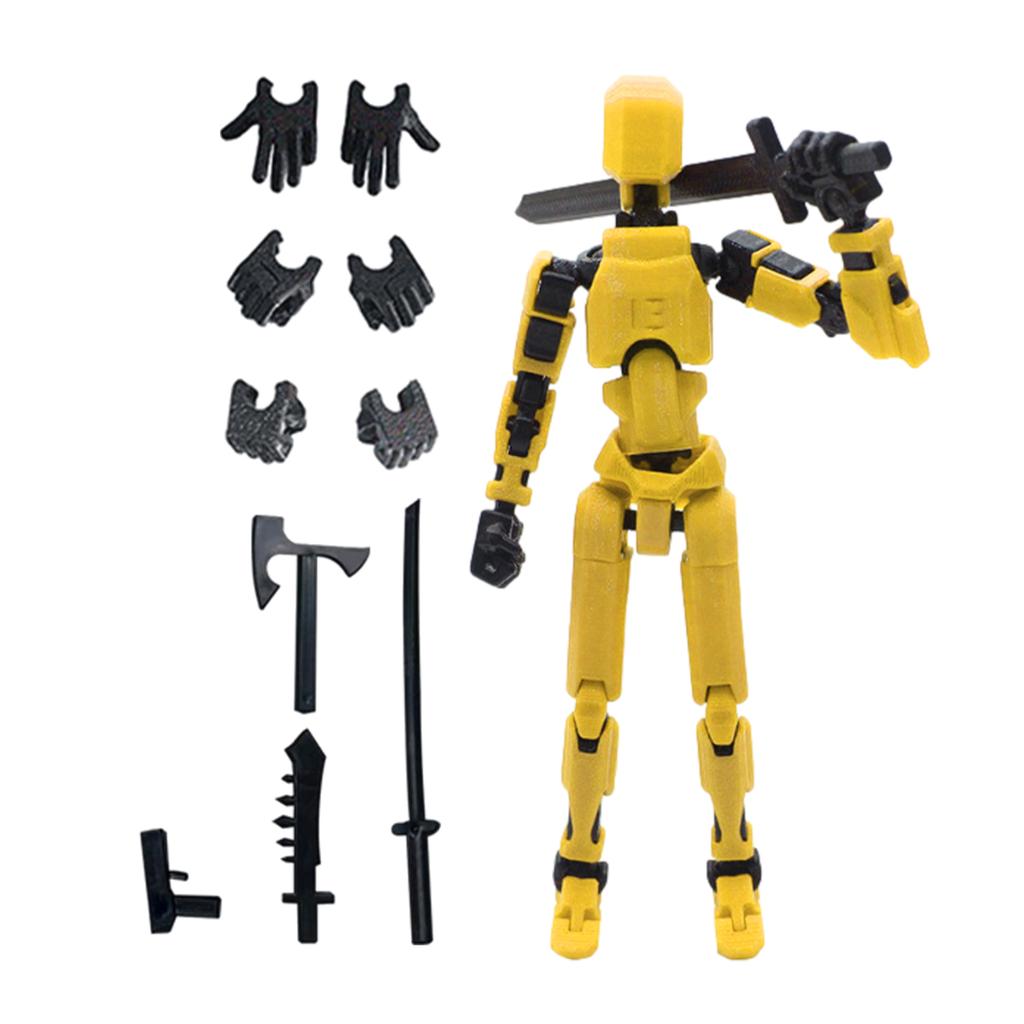 1Pcs 13 Joints Figure Articulate Movable Dummy Doll Diy Assembly Toy 3D Printed Action Figure Stop Motion Animation Dummy