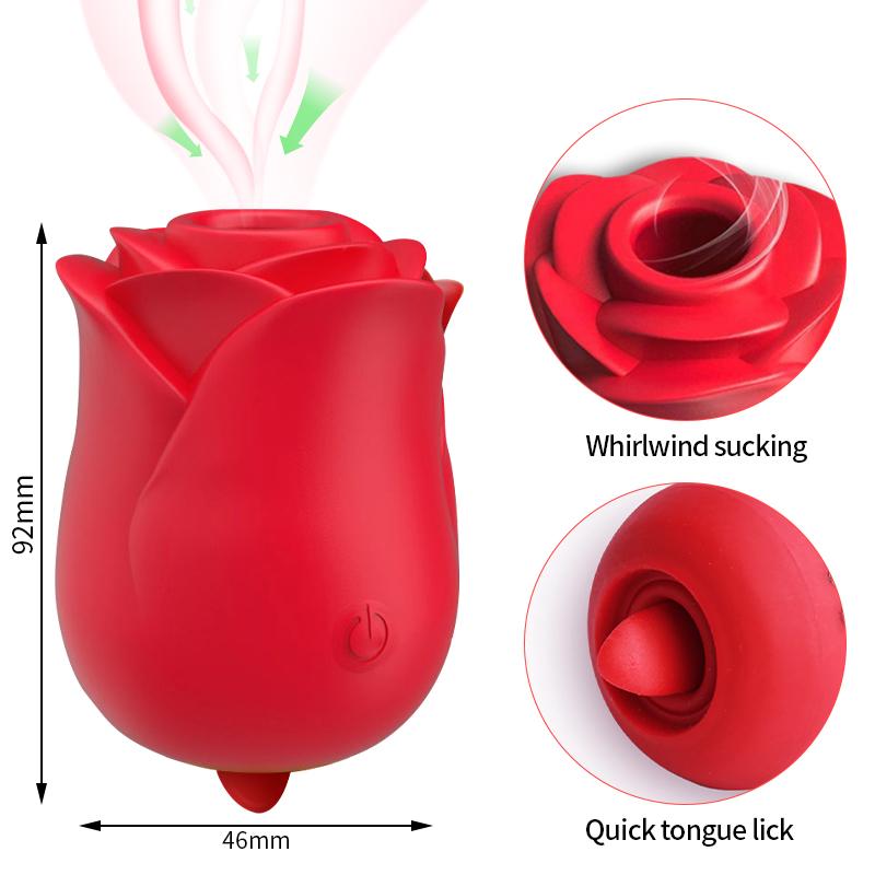 Red Rose Sucking Adult Female Toy Sex Toy