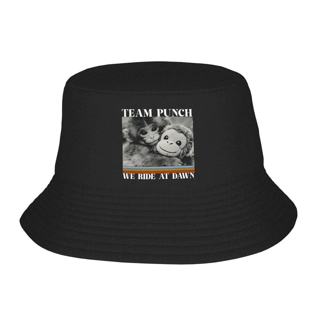 Monkey Punch Bucket Hat Outdoor Fisherman Caps Breathable Vacation Sun Hats For Unisex Women Vintage Graphic Cap