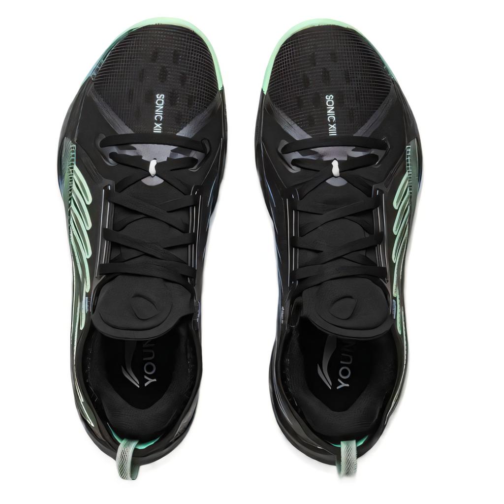 Li Ning Kids Basketball Fashion Versatile Trendy Sports Shoes Kids Sneakers Black YKBV094-5