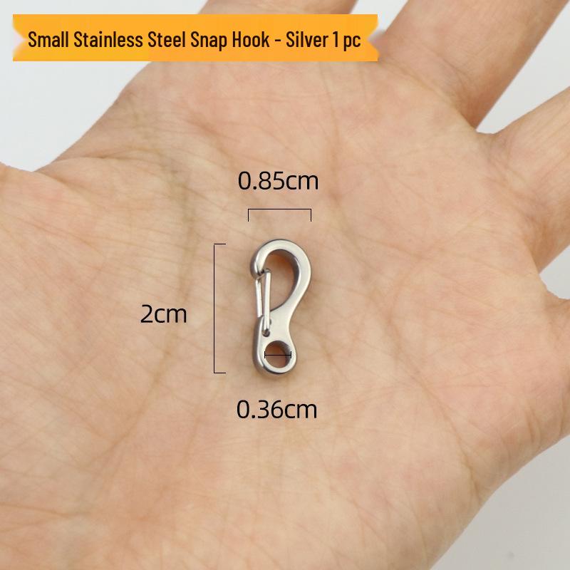 

Високоеластичний карабін-брелок з нержавіючої сталі - Міні-багатофункціональна портативна прикраса-кінь