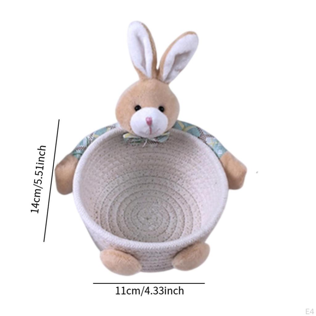 Cartoon Bunny Storage Container, for Nursery And Living Room