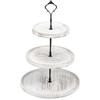2/3-Layer Wooden Cupcake Stand Round Tiered Cake Display Stand For Birthday Party Dessert Table Fruit Plate Display Tray NEW
