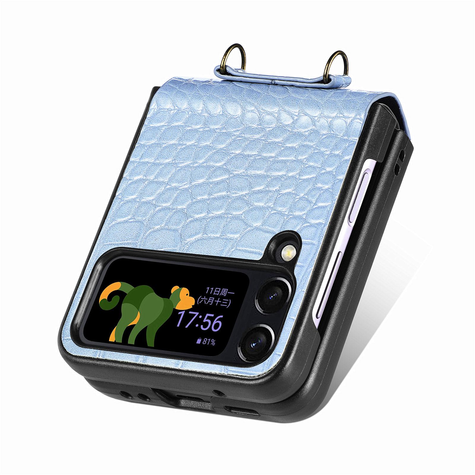 

Противоударный ремешок, модный кожаный чехол-бумажник для Samsung Galaxy Z Flip 4 5G Flip4 Zflip4, карманный чехол для карт, аксессуары для телефонов, чехлы for Samsung Z Flip 4