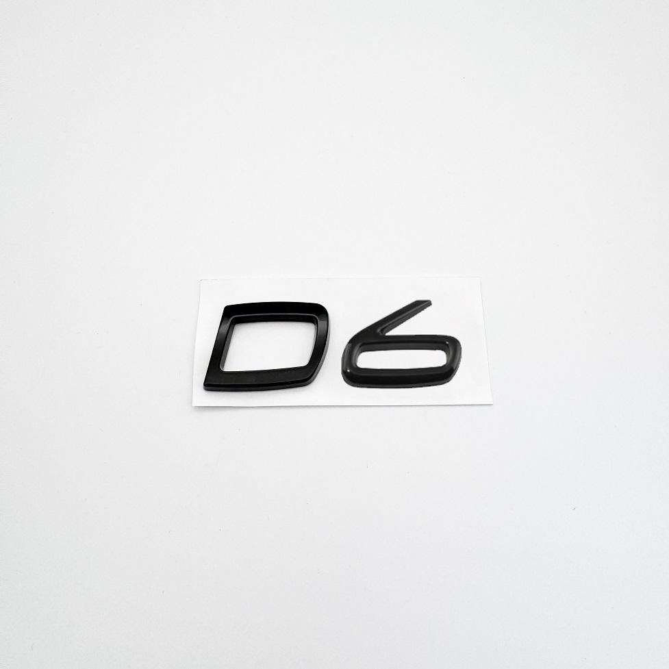 1PC ABS D2 D3 D4 D5 D6 D7 Car Letters Logo Trunk Emblem Badge Sticker For Car S40 S60 V40 V50 XC40 XC60 V70 V60 S90 C30 XC90