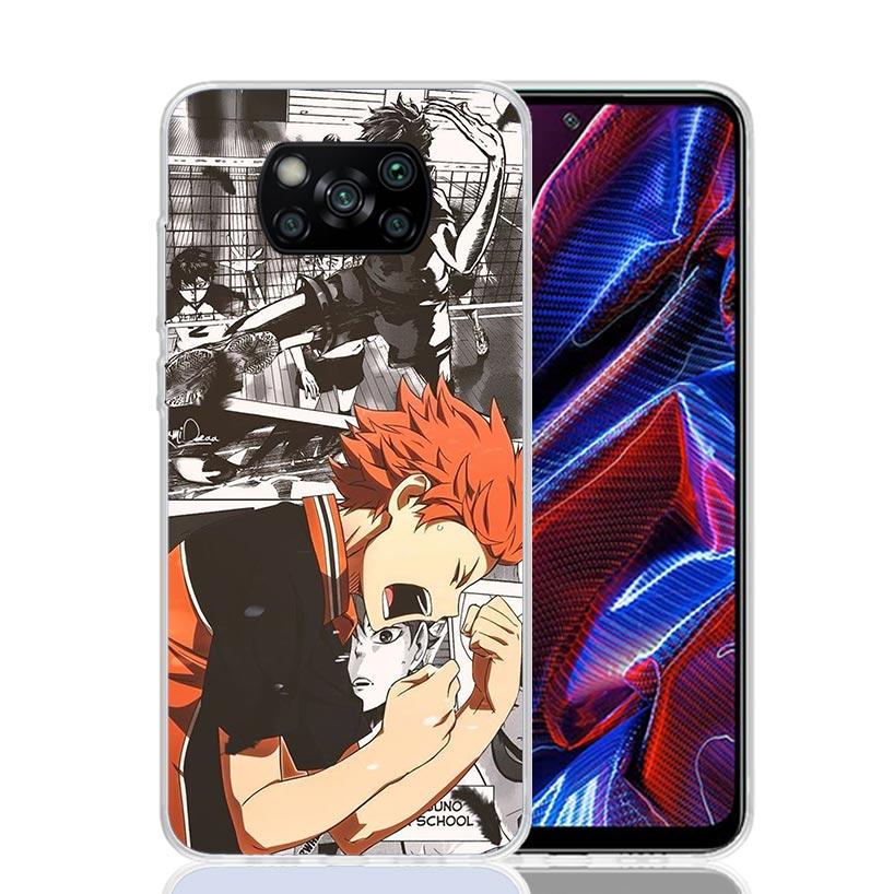 

Haikyuu Oya Volleyball Anime Case Phone Cover for Xiaomi Poco X3 Nfc X5 X6 X7 X4 Gt F7 Ultra F6 F5 Pro F4 F3 M5S M5 M4 M3 5G Tre Xiaomi Poco X4 NFC