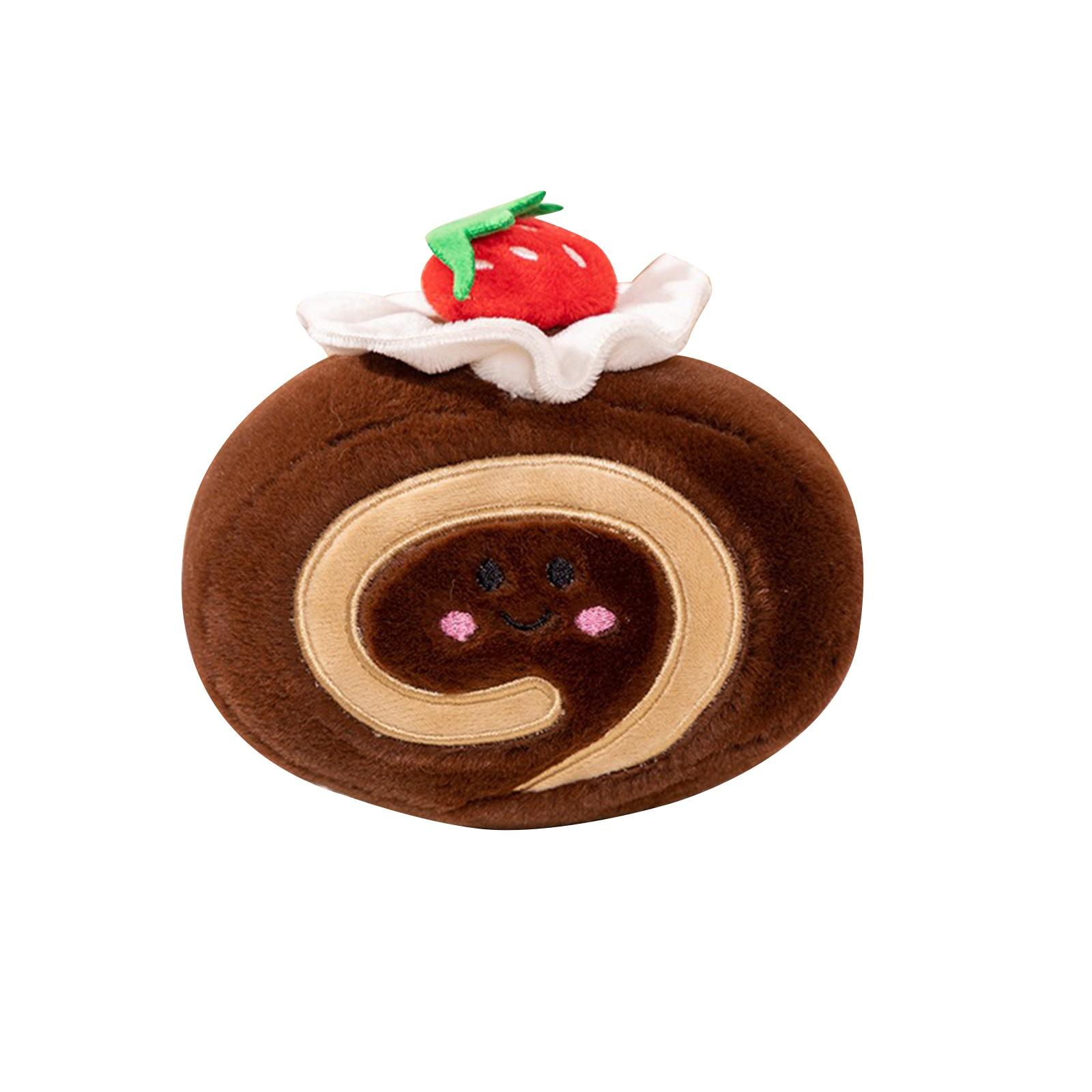 

Милая кукла-ролл с клубникой и шоколадом Matcha, подарочная плюшевая игрушка-кукла из мультфильма One Size