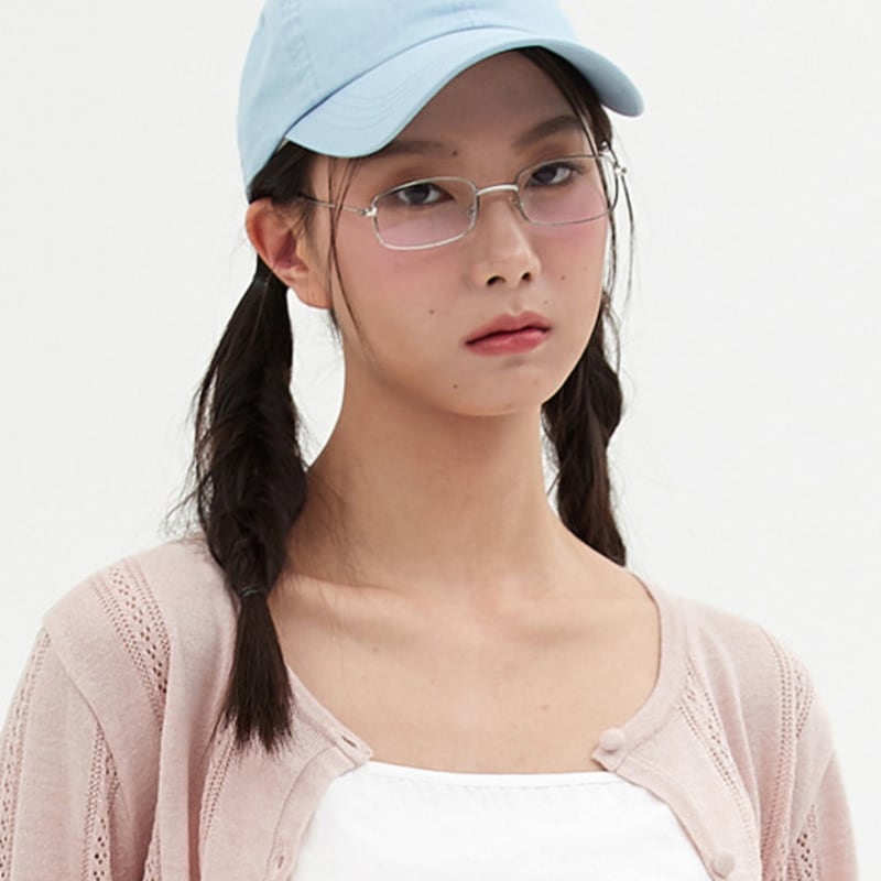 

LCVE LCVE LOGO WASHED COTTON BALL CAP_SKYBLUE SKYBLUE_FREE