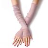 1 Pair Cuff Sunscreen Lace Gloves Summer Female Arm and Legs Sleeve Anti-UV Girl Long Cuff