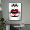 Wall Art Printed Canvas Girls Red Lip Murals Women Figure Posters Paintings Living Room Home Pictures Decoration Cuadros