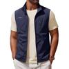 Gilet da Pesca da Uomo Asciugatura Rapida Giacca da Esterno Senza Maniche Leggero Multi Tasche Utilità Abbigliamento da Lavoro Gilet da Escursionismo