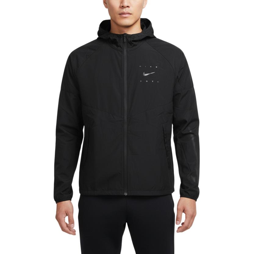 Nike As M Nk Uv Rpl Sports Zip Hooded Long Sleeve Jacket Men jackets IF2164-010 M
