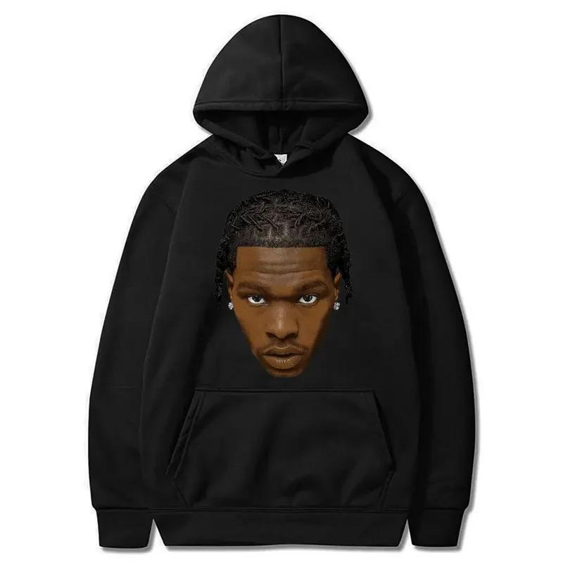 Hip Hop Rapper Lil Baby Graphic Hoodies Men Women Vintage Harajuku Long Sleeve Streetwear High Quality Loose Cool Pullover Male