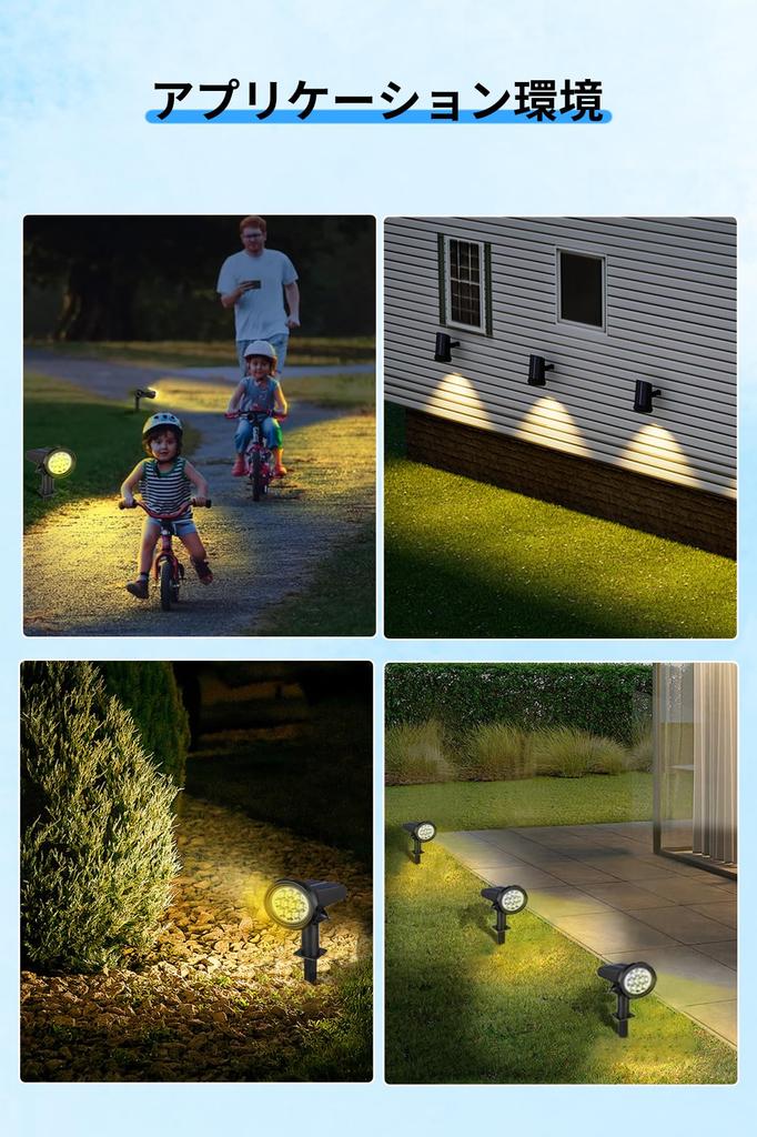 DODOGOD Solar Brightness Automatic Ground Solar No Wiring Automatic Super Easy IP65 Security and Disaster Garden Lighting for Parking Front of and