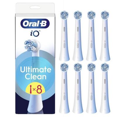 Brush Heads - ORAL-B - iO Refills Ultimate Clean - Pack of 8 - White