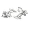 Cufflinks ve tvaru bagru, 1 pár vážící 14 gramů, vyrobené z mědi, vhodné pro různé příležitosti k projevení elegance