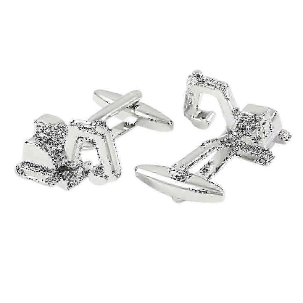 Cufflinks ve tvaru bagru, 1 pár vážící 14 gramů, vyrobené z mědi, vhodné pro různé příležitosti k projevení elegance