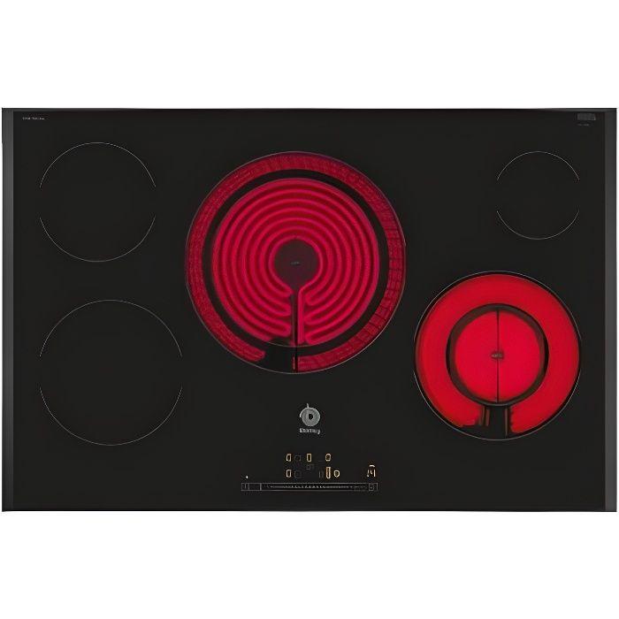 Plaque Vitro-céramique Balay 219034 - 5 Zones De Cuisson - 9900W - Tactile - Noir