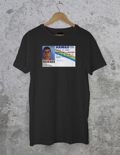 Mclovin ID Card T-Shirt - Superbad Geek Drivers Licence L