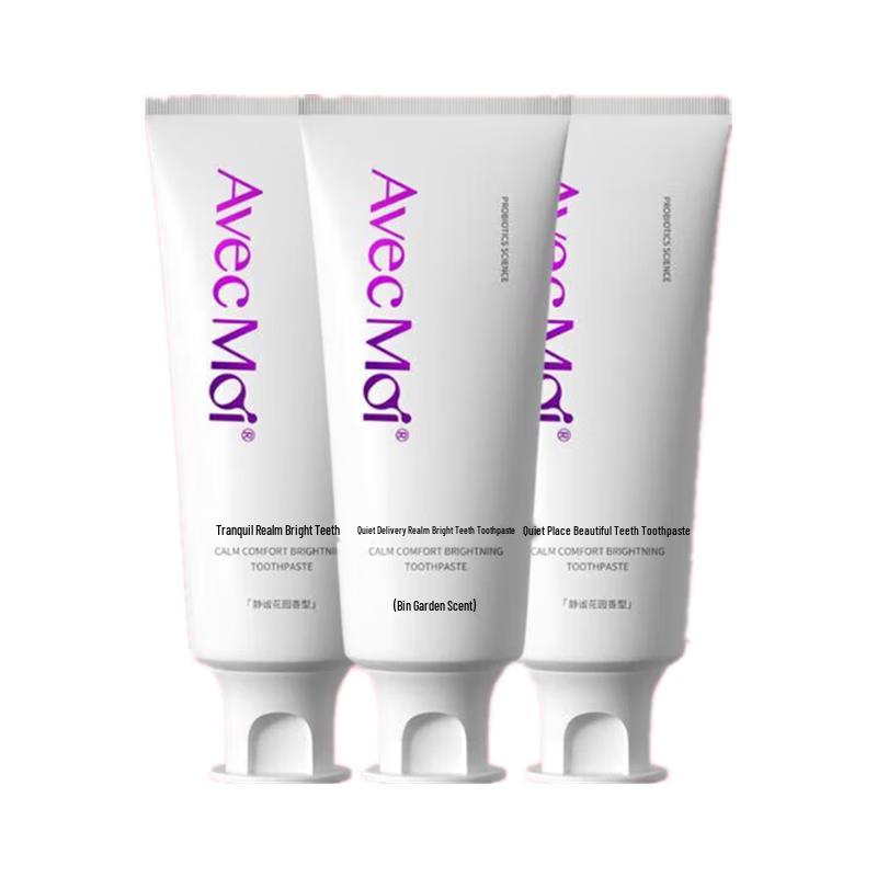 Avec Moi Probiotic Whitening Toothpaste (3 x 100g)