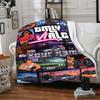 Grand Theft Auto Personalized Name Blanket Gift Customizable Blanket Soft & Cozy Suitable for Home Decor Bed Living Room Office All-Season Use