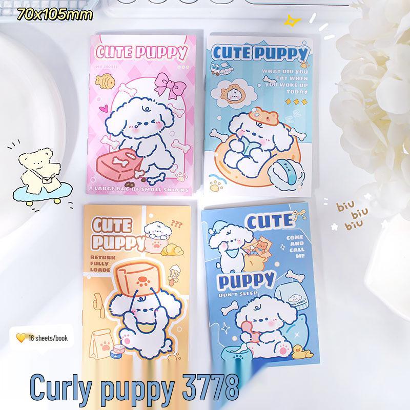 Cartoon Mini Notebook - Portable and Cute Student Reward Workbook