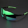 Trendy Oversized Reflective Coating Sports Sunglasses for Men Women Mountain Bike Windproof Goggles Outdoor Cycling Glasses