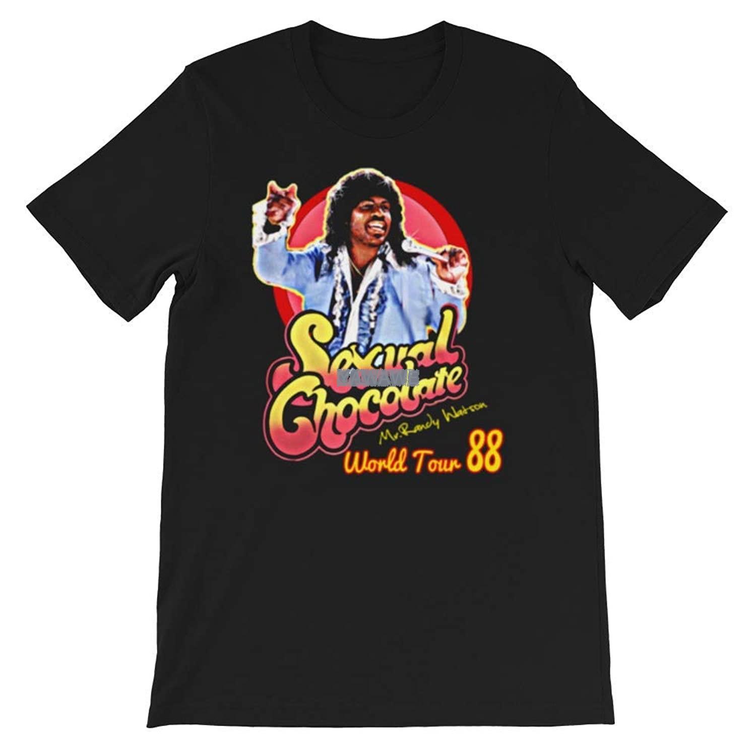 

Сексуальный шоколад Рэнди Уотсон 80-е Смешной фильм Приезжает в Америку Графика Подарочная мужская женская футболка унисекс толстовка S