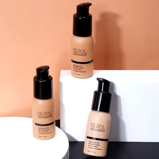 DEROL - Lightweight Oil-Controlling Coverage Foundation - 4-6 #04 - 30ml