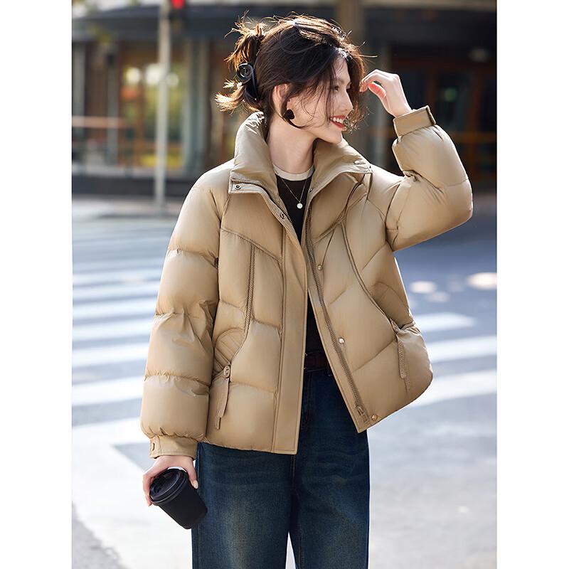 

Women s Simple Elegant Short Down Jacket M