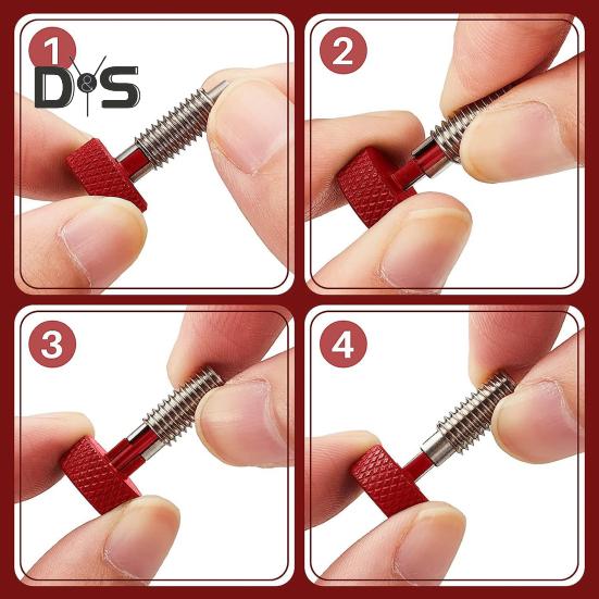 1 Stück/1 Satz Packout-Griff-Schnellspannstifte, rostfrei, korrosionsbeständig, einziehbarer Federkolben, Schnellspann-Verriegelungsstifte