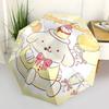 1pc Pompompurin Automatic Folding Umbrella - Portable Tri-Fold Design with Iron Frame, Perfect for Outdoor Use, Festive Gifts, Travel, Daily Use, Suit