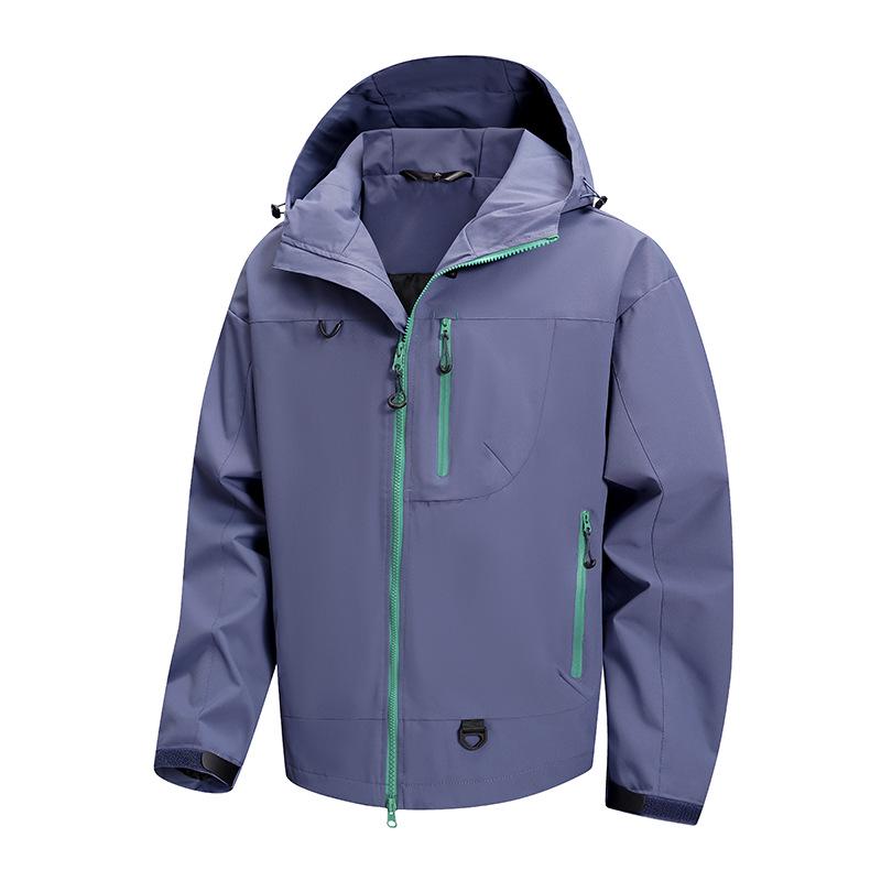 Men's Thickened Graphene Cotton Windbreaker Jacket for Autumn and Winter