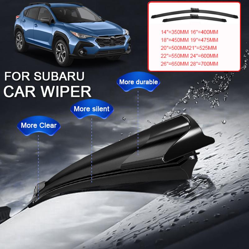 2 Stück Auto Flachwischer Gummi Scheibenwischer für SUBARU ASCENT CROSS FORESTER IMPREZA LEGACY OUTBACK SOLTERRA WRX XV Auto Zubehör