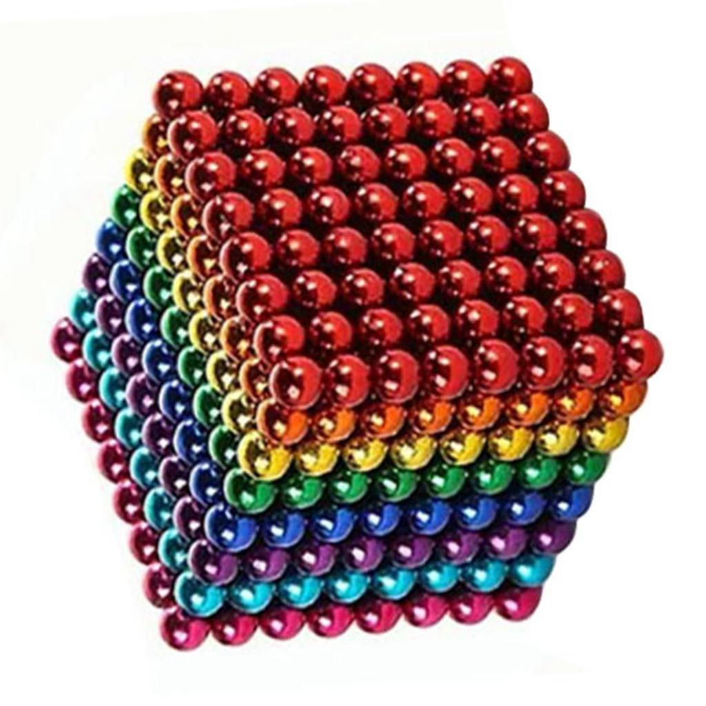 216pcs 5mm Magnet Ball Fidget Toy 8 Colors Stress Relief DIY Magnetic Beads Educational Toy