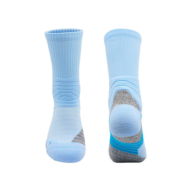 Adult Basketball Socks Actual Training Socks Children Towel Bottom Sweat Absorbing Shock Non-Slip Sports Socks Men