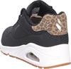 Кроссовки Skechers Uno Jungle Nite черные леопардовые туфли
