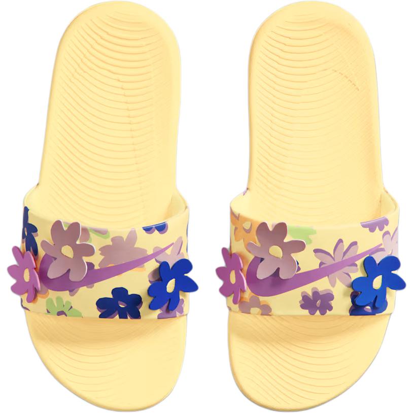 Nike Pantoufles Maison Kawa pour Enfants Jaune Doux IB5883-700